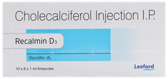 Recalmin D3 Injection 1ml Recalmin D3 Injection 1ml